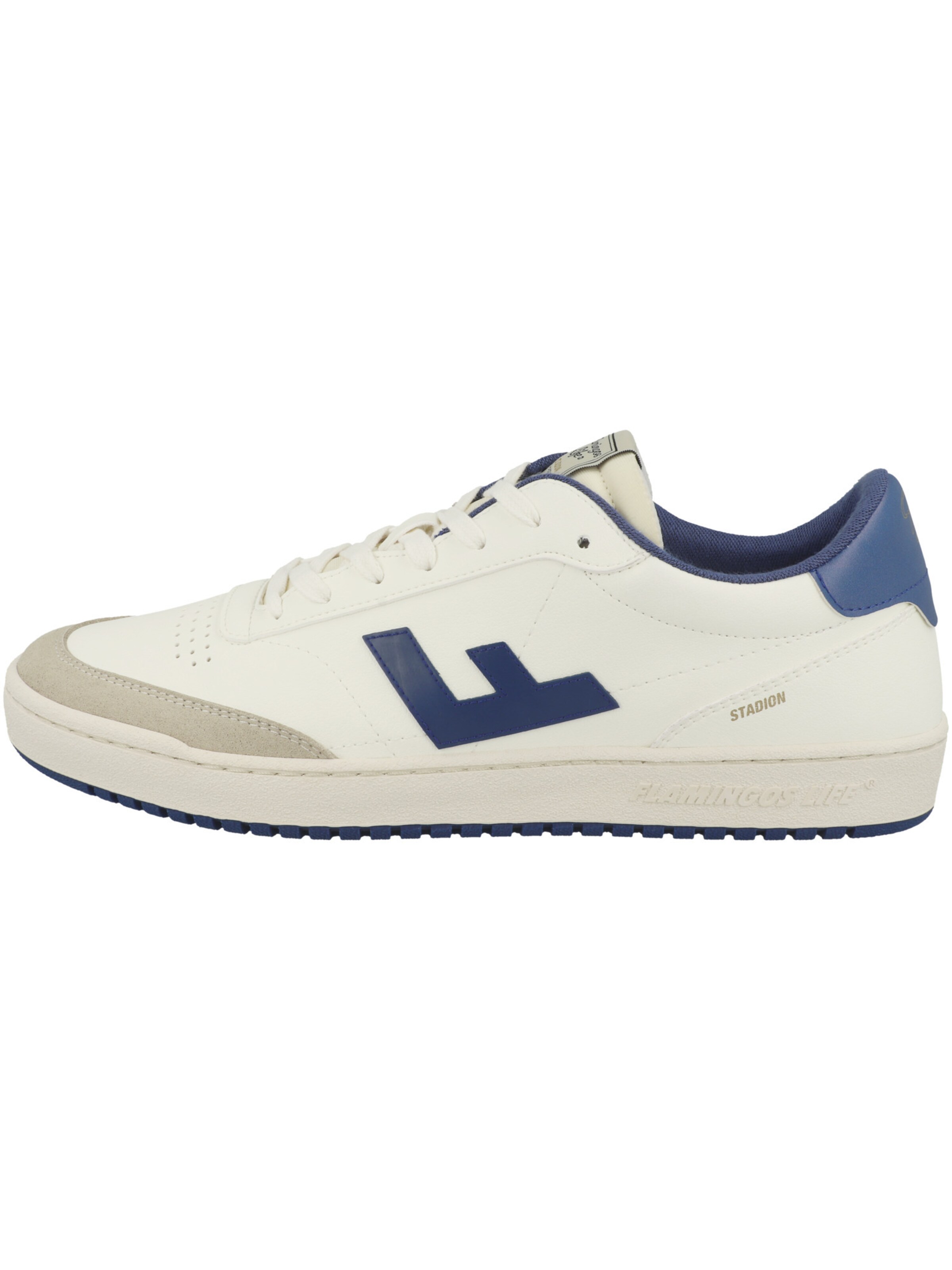 Flamingos Life Platform trainers 'Stadion' in White: front