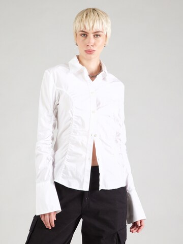 WEEKDAY - Blusa en blanco: frente
