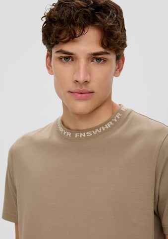 QS T-Shirt in Beige