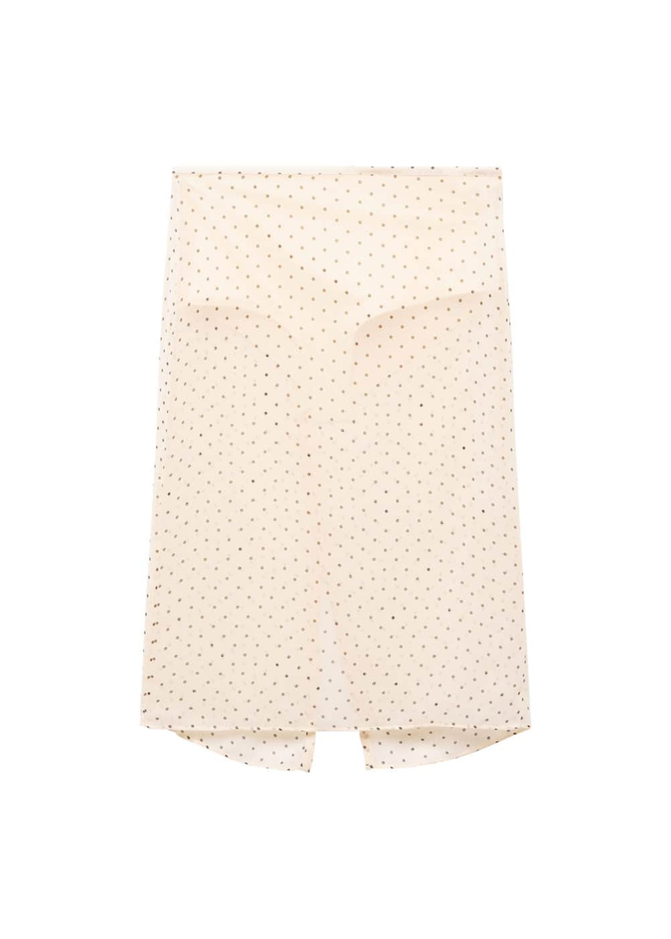 Fustă MANGO pe culoarea pielii, Vizualizare produs