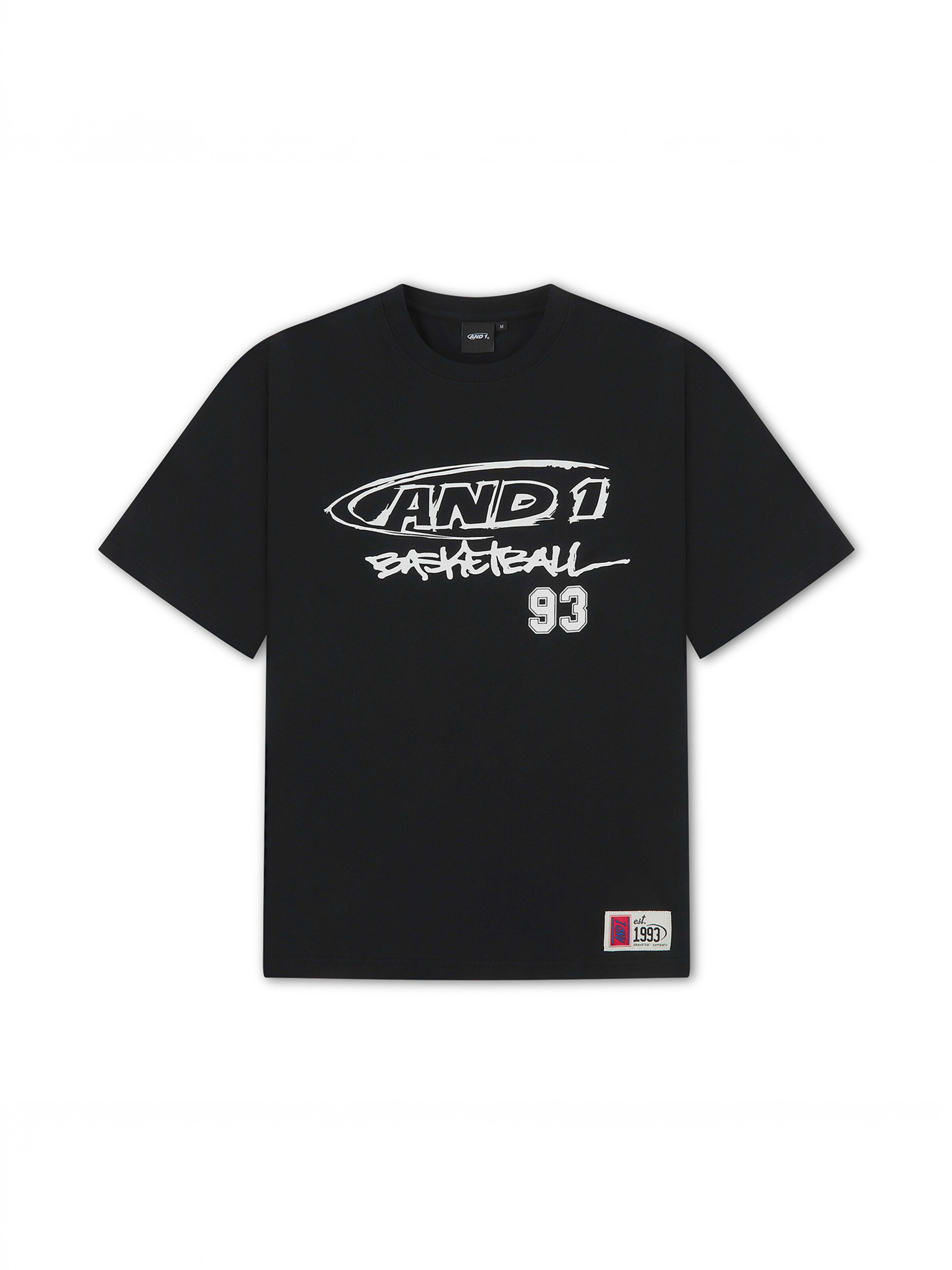 AND1 Póló - fekete: elől