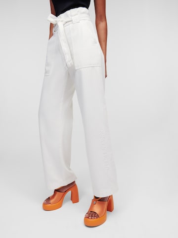 Karl Lagerfeld Loose fit Jeans in White: front