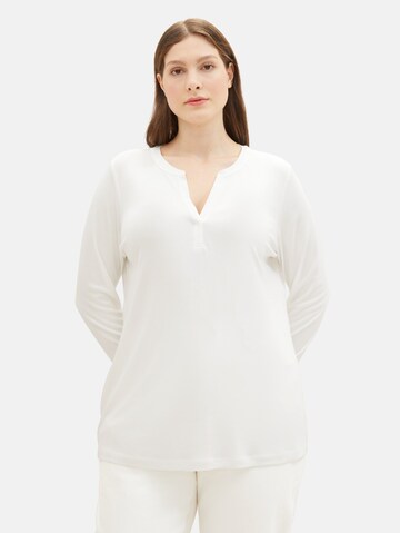 Maglietta di Tom Tailor Women + in bianco: frontale