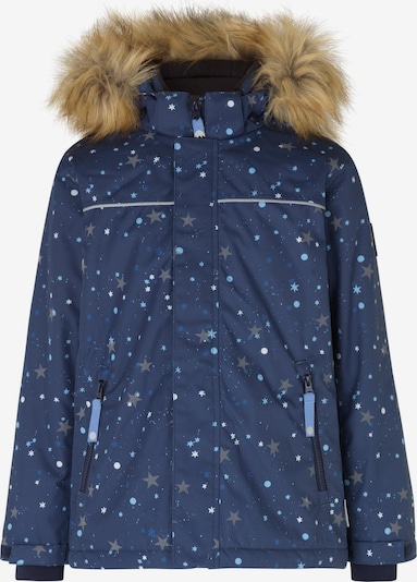 Racoon Outdoor Winterjas 'Nolan' in de kleur Nachtblauw / Grijs / Wit, Productweergave