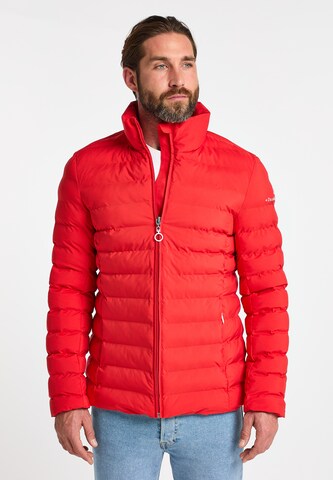 DreiMaster Maritim Weatherproof jacket in Red: front