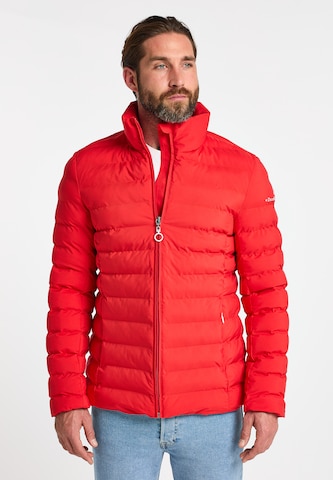 DreiMaster Maritim Weatherproof jacket in Red: front