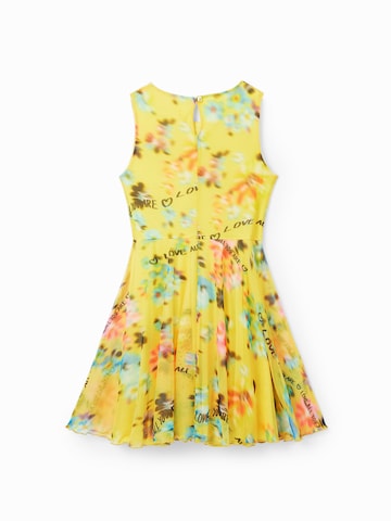 Desigual - Vestido 'Gardenia' em amarelo