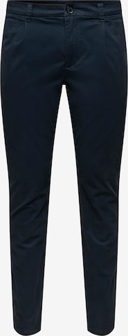 Pantaloni con pieghe 'Cam' di Only & Sons in blu: frontale