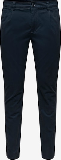 Only & Sons Plissert bukse 'Cam' i mørkeblå, Produktvisning