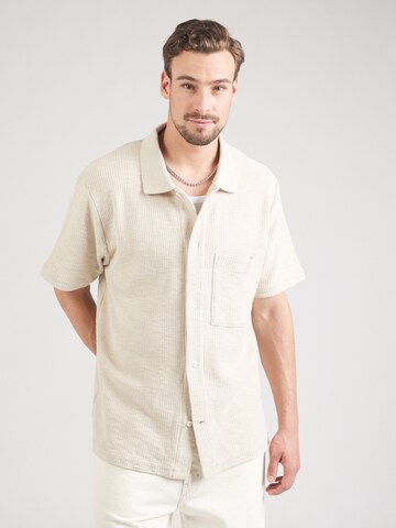 NORSE PROJECTS Kofta i beige: framsida