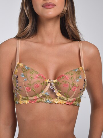 Orchibelle Bustier Wäsche-Sets in Grün