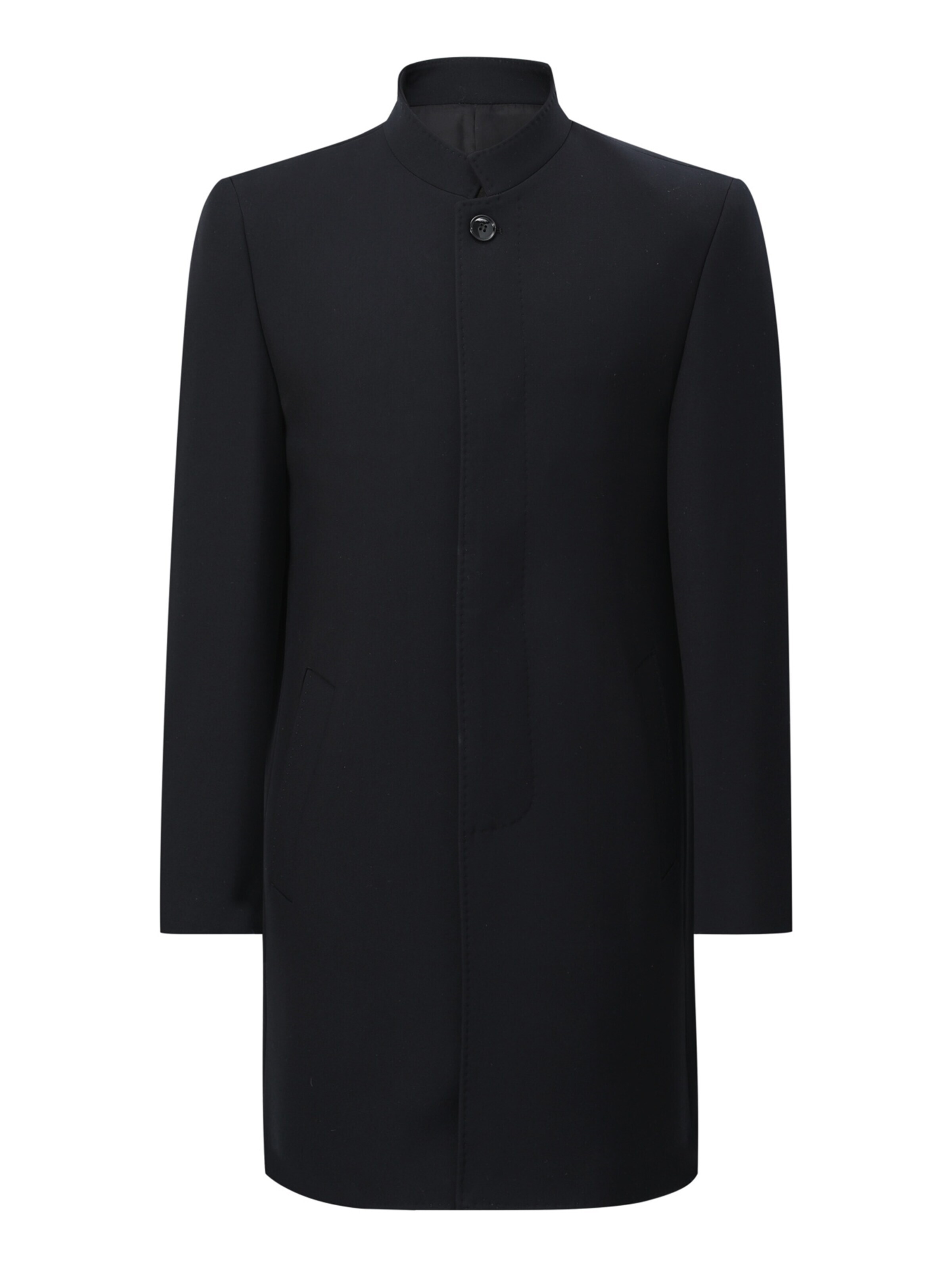 ALLTHEMEN Between-Seasons Coat 'Sammlung' in S in Night blue, Item view
