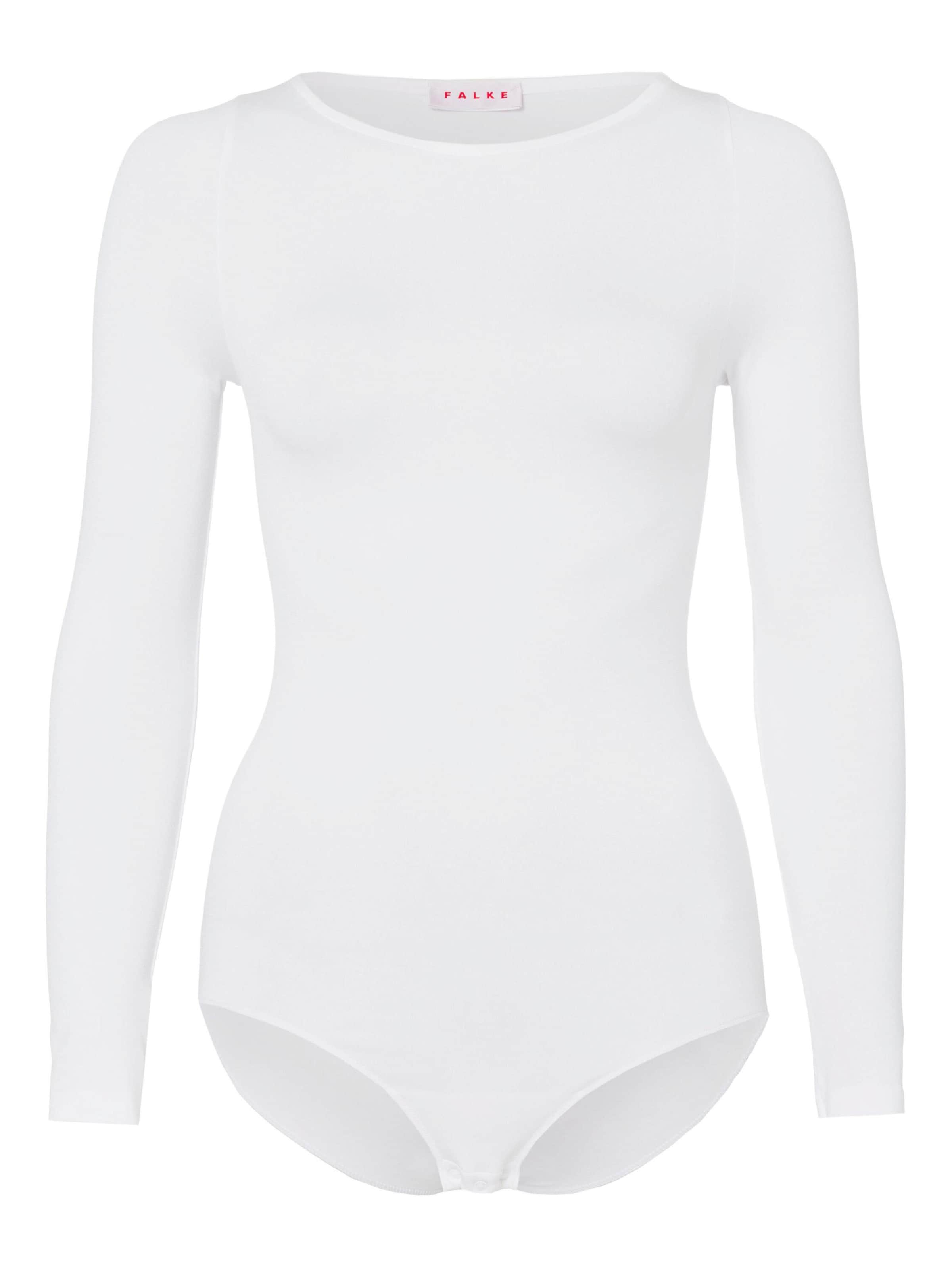 FALKE Body 'Fine Cotton'‌‌‌ in Weiß: Vorderseite