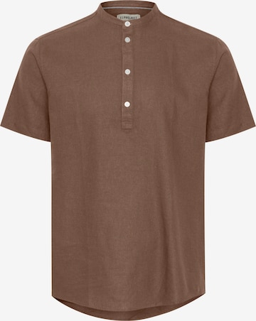 11 Project Regular fit Button Up Shirt 'Procho' in Brown: front