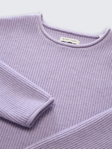 TOM TAILOR Sweater in Purple