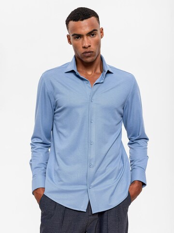 Antioch - Regular Fit Camisa em azul: frente