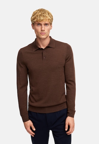 Kronstadt Sweater 'Johannes' in Brown: front