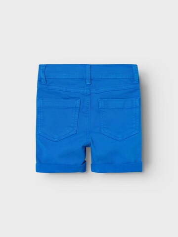 NAME IT - Slimfit Calças 'Silas Isak' em azul