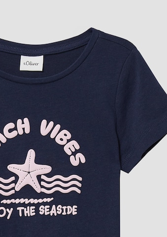s.Oliver T-Shirt in Blau