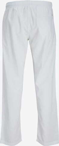 JACK & JONES Regular Pleat-front trousers 'Kane Summer' in White