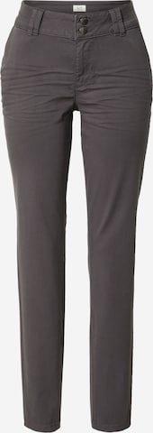 QS - regular Pantalón chino en gris: frente