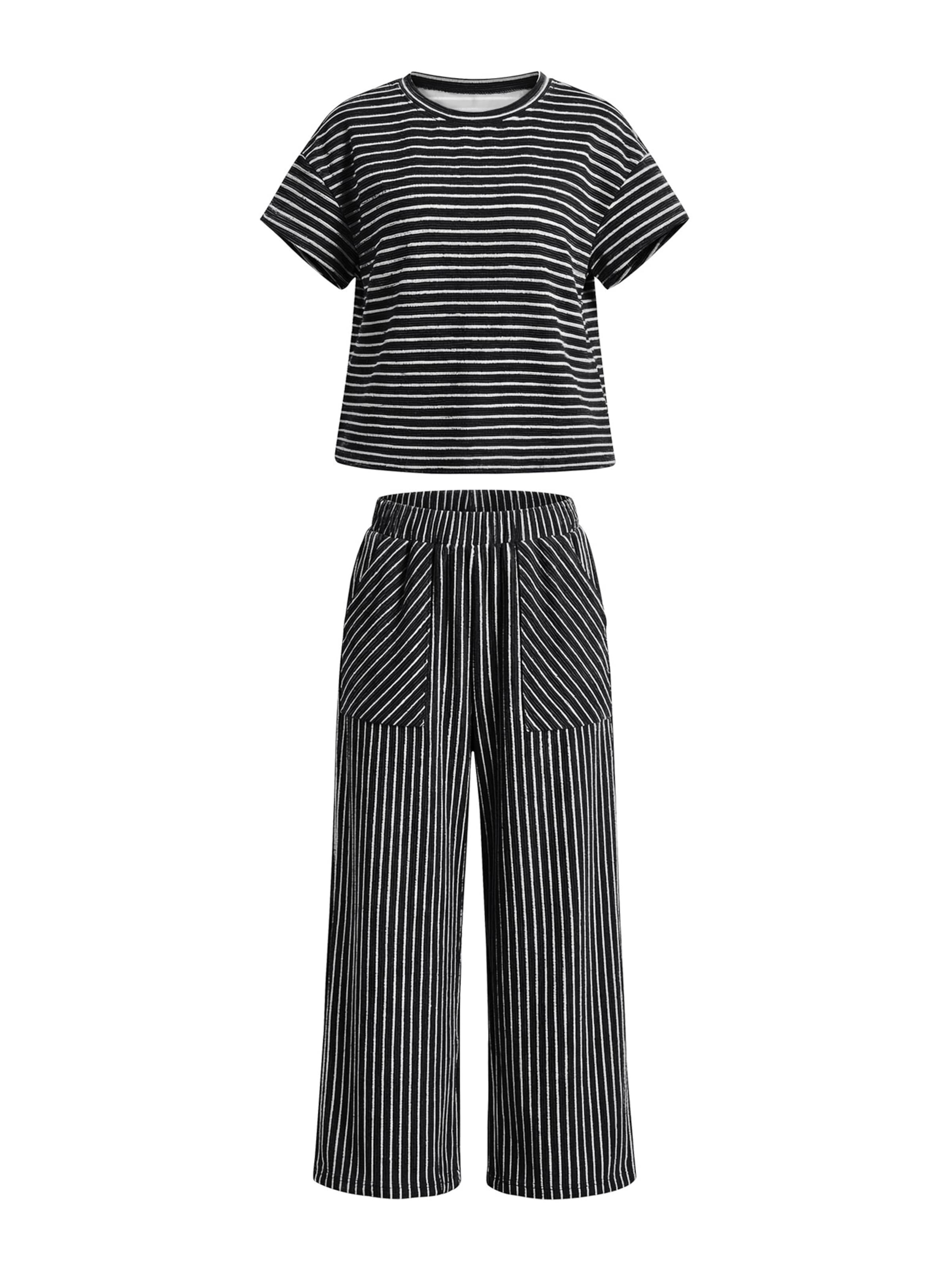 Imily Bela Nohavicový kostým - Čierna: predná strana