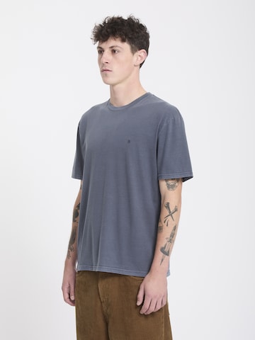Volcom T-Shirt 'SOLID STONE' in Blau