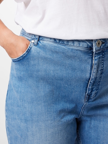 Zizzi Slimfit Jeans 'CLARA' in Blauw