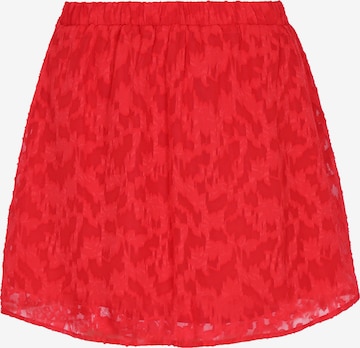 Jupe faina en rouge : devant