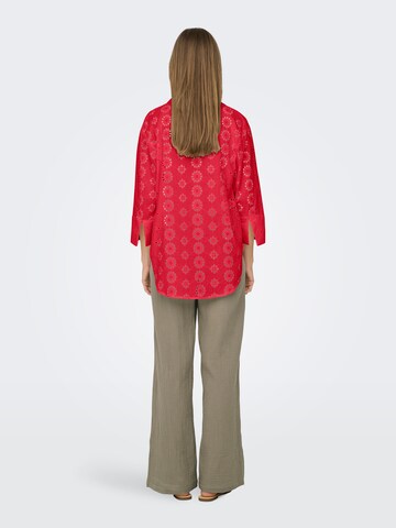 JDY Bluse 'Tallie' i rød