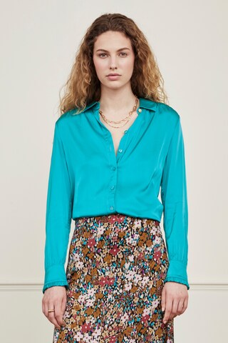 Fabienne Chapot Blouse 'Luca' in Blauw: voorkant
