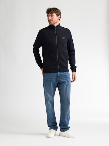 Petrol Industries - Sudadera con cremallera en azul