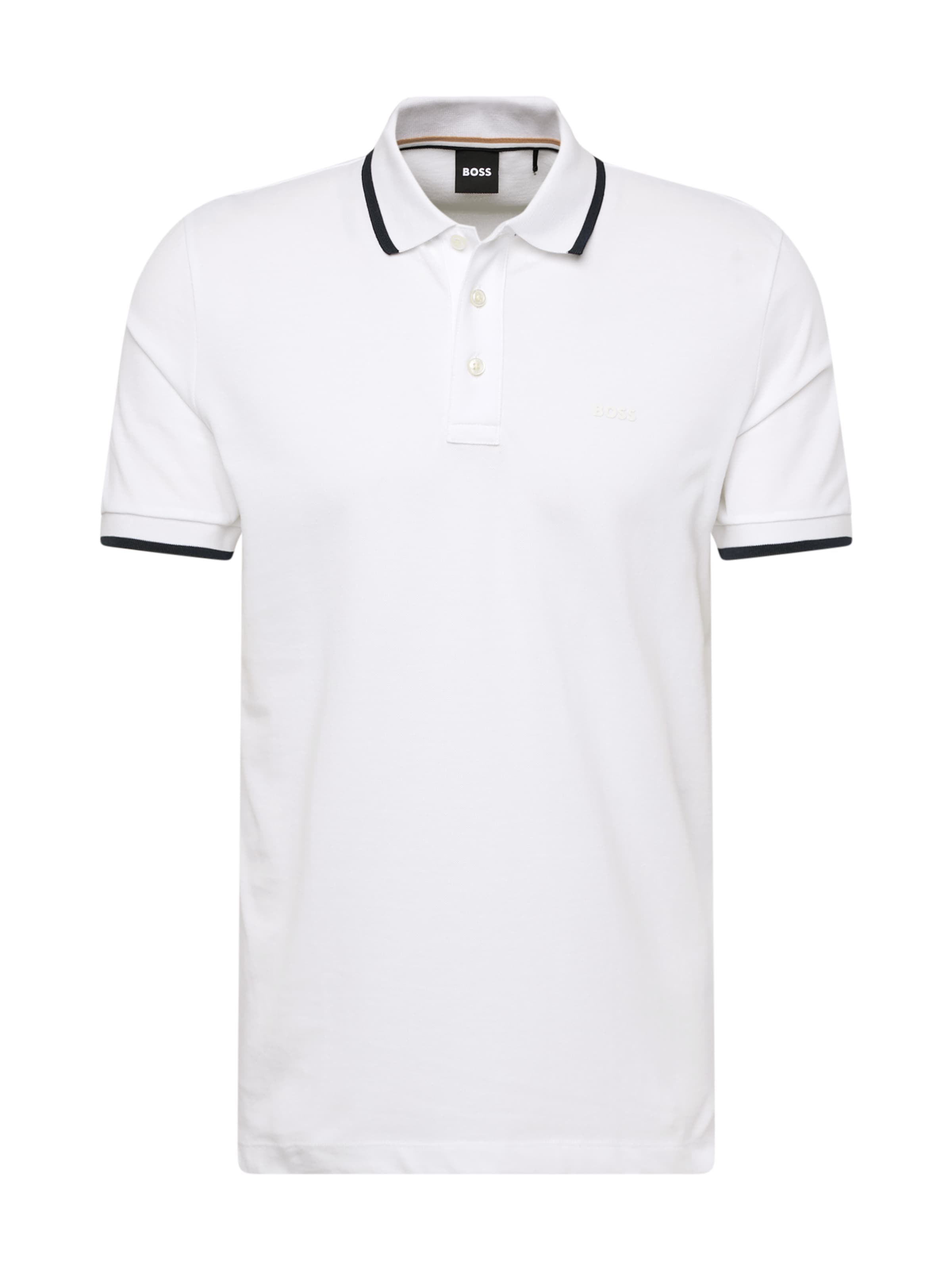 BOSS T-shirt 'Parlay 190' i vit: framsida