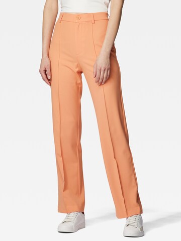 Mavi Loose fit Pleated Pants in Orange: front