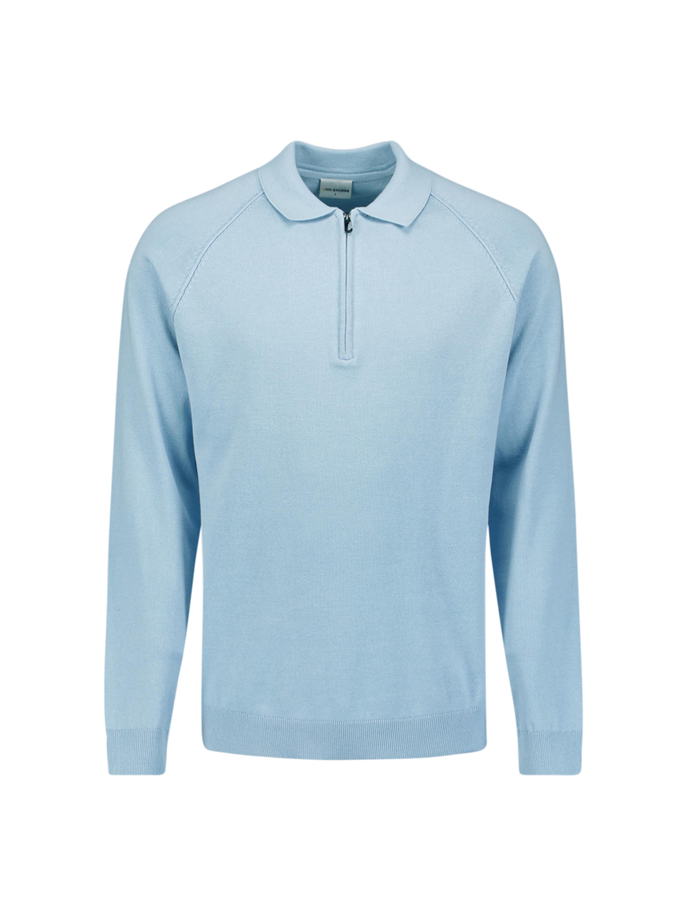 No Excess Sweater in Blue: front