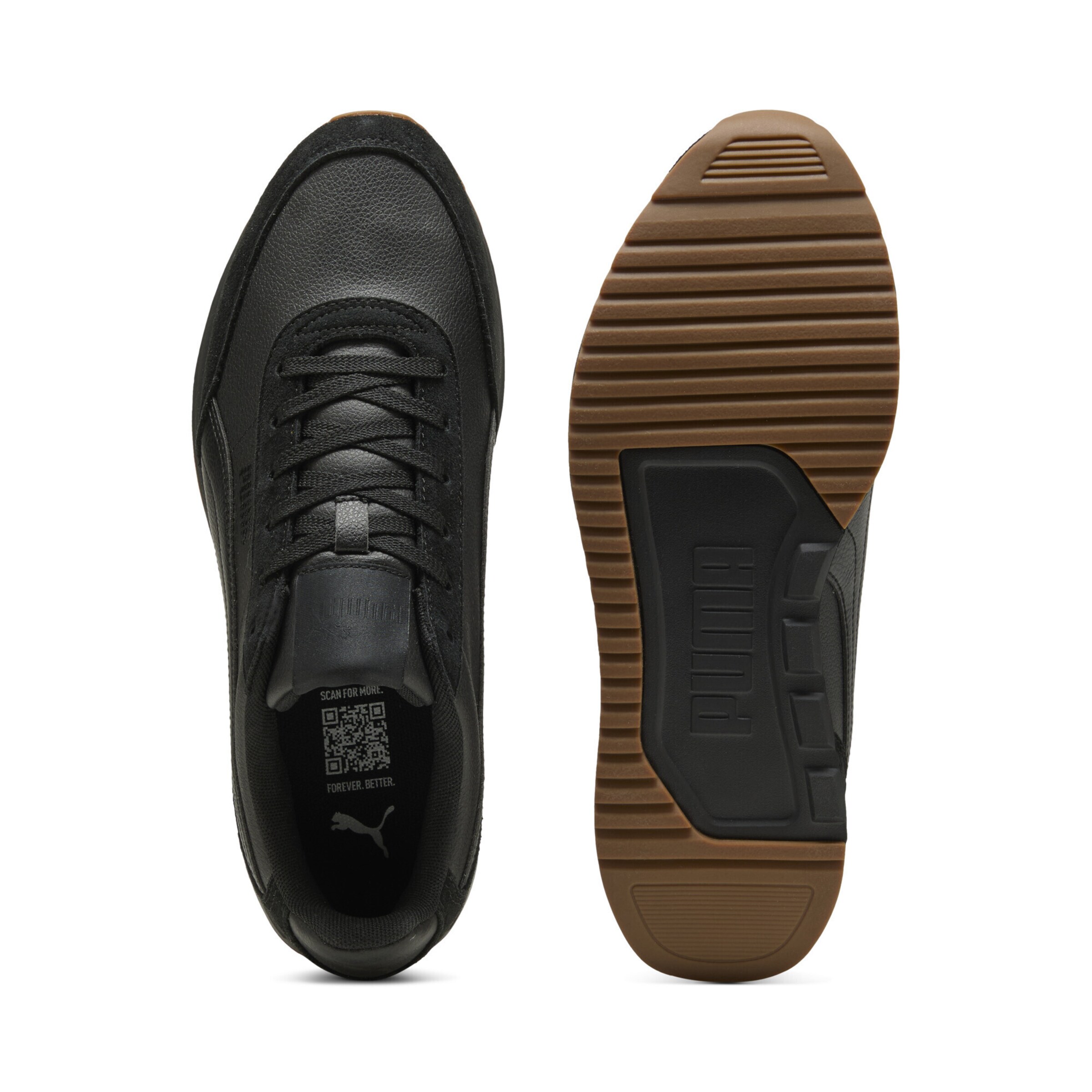 Baskets basses 'R78 Lightwind' PUMA en noir