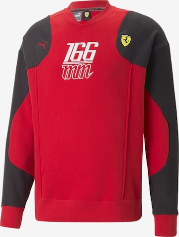 PUMA Athletic Sweatshirt 'X Ferrari Race Statement' in Red: front