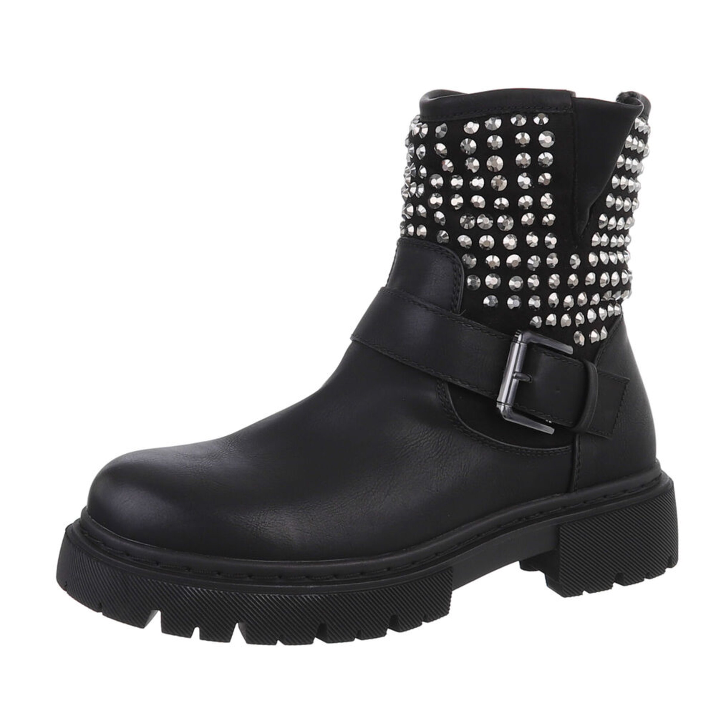 Ital-Design Boots in Black: front
