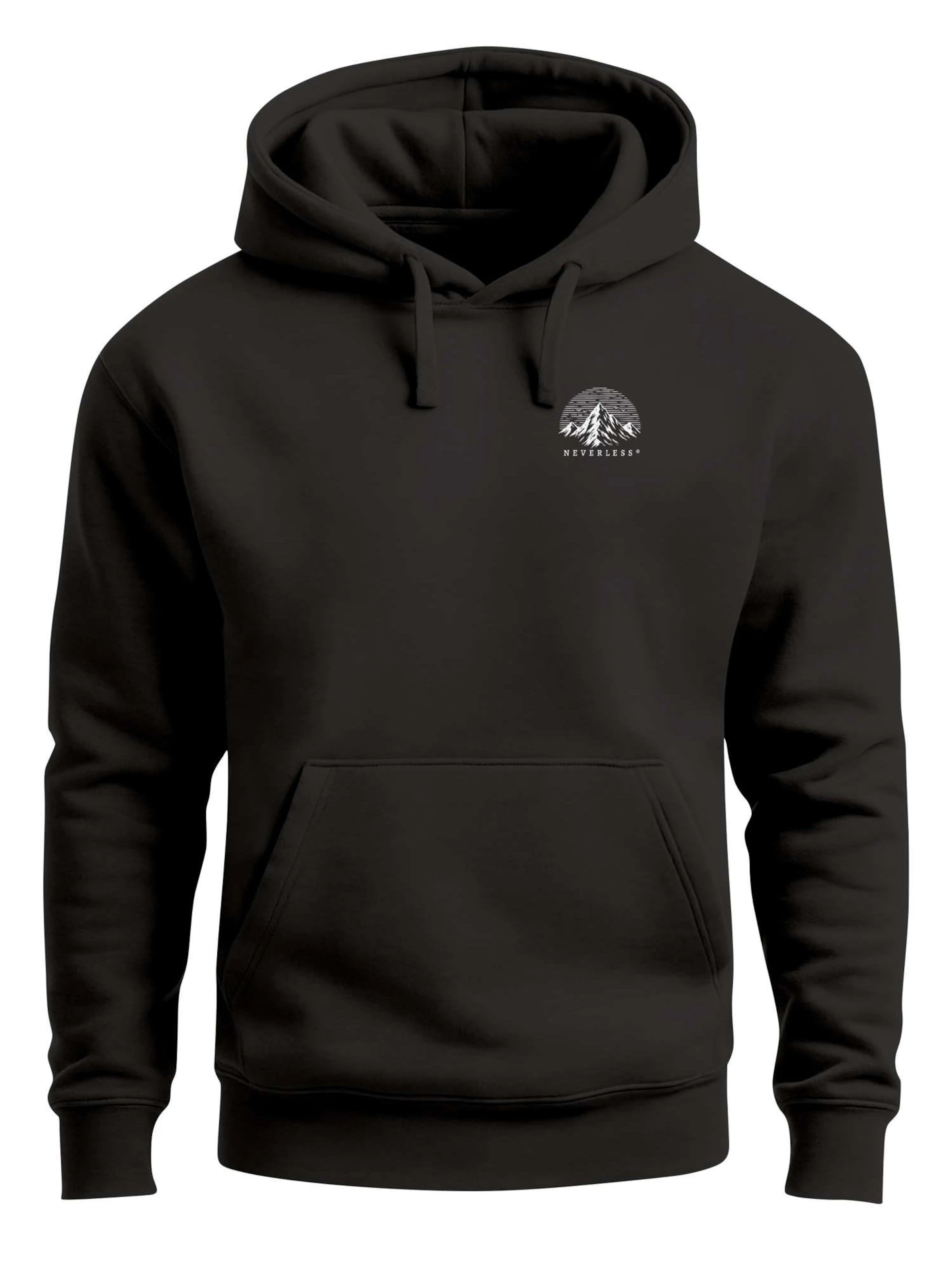 Neverless Sweatshirt 'Into the Unknown' in Black