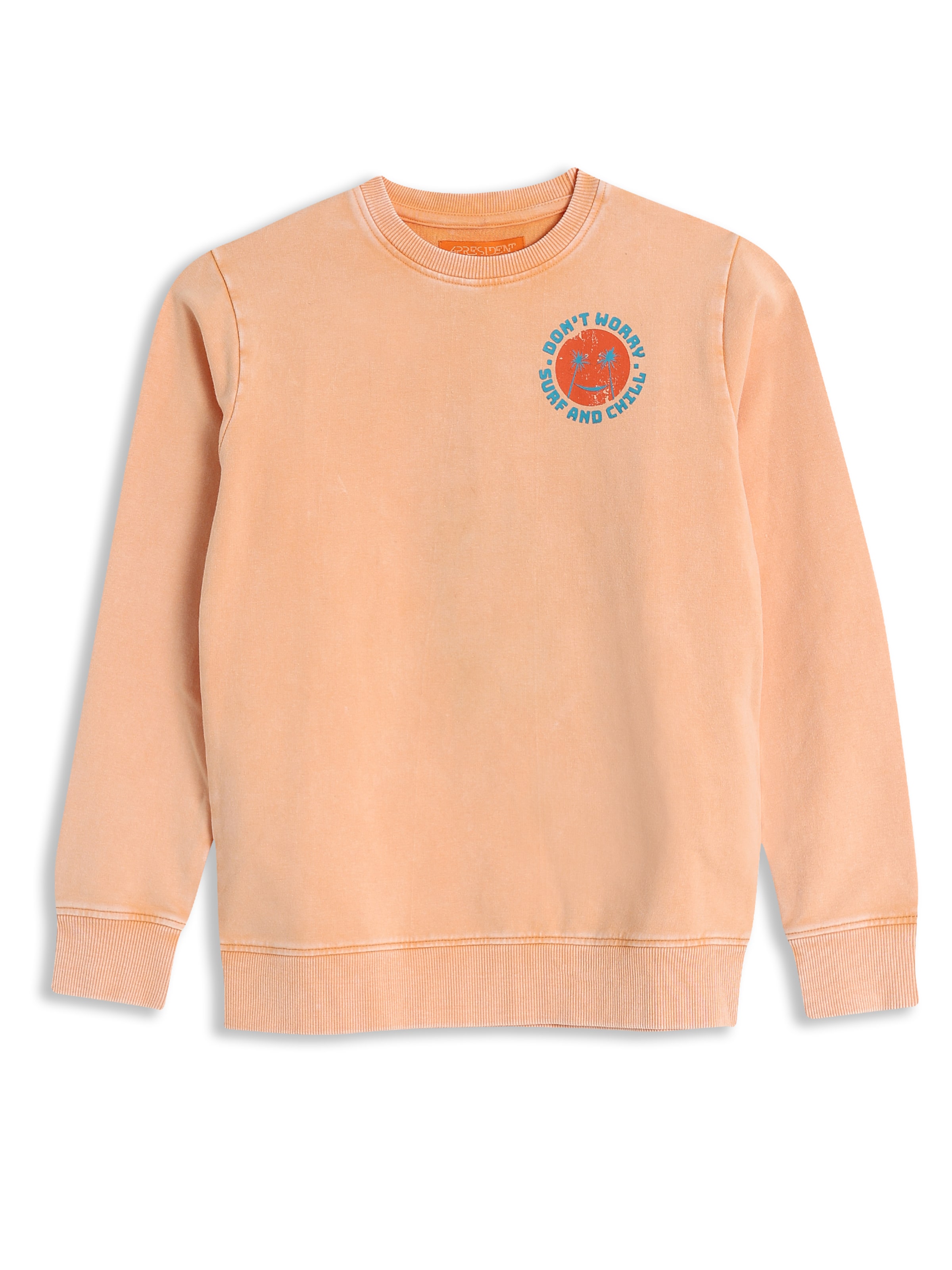 4PRESIDENT Pullover 'Olyn'‌‌‌‌‌‌‌‌‌‌ in Orange: Vorderseite
