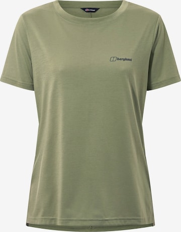 Berghaus Functioneel shirt in Groen: voorkant