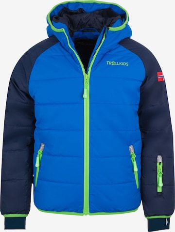 TROLLKIDS Winter Jacket in Blue: front