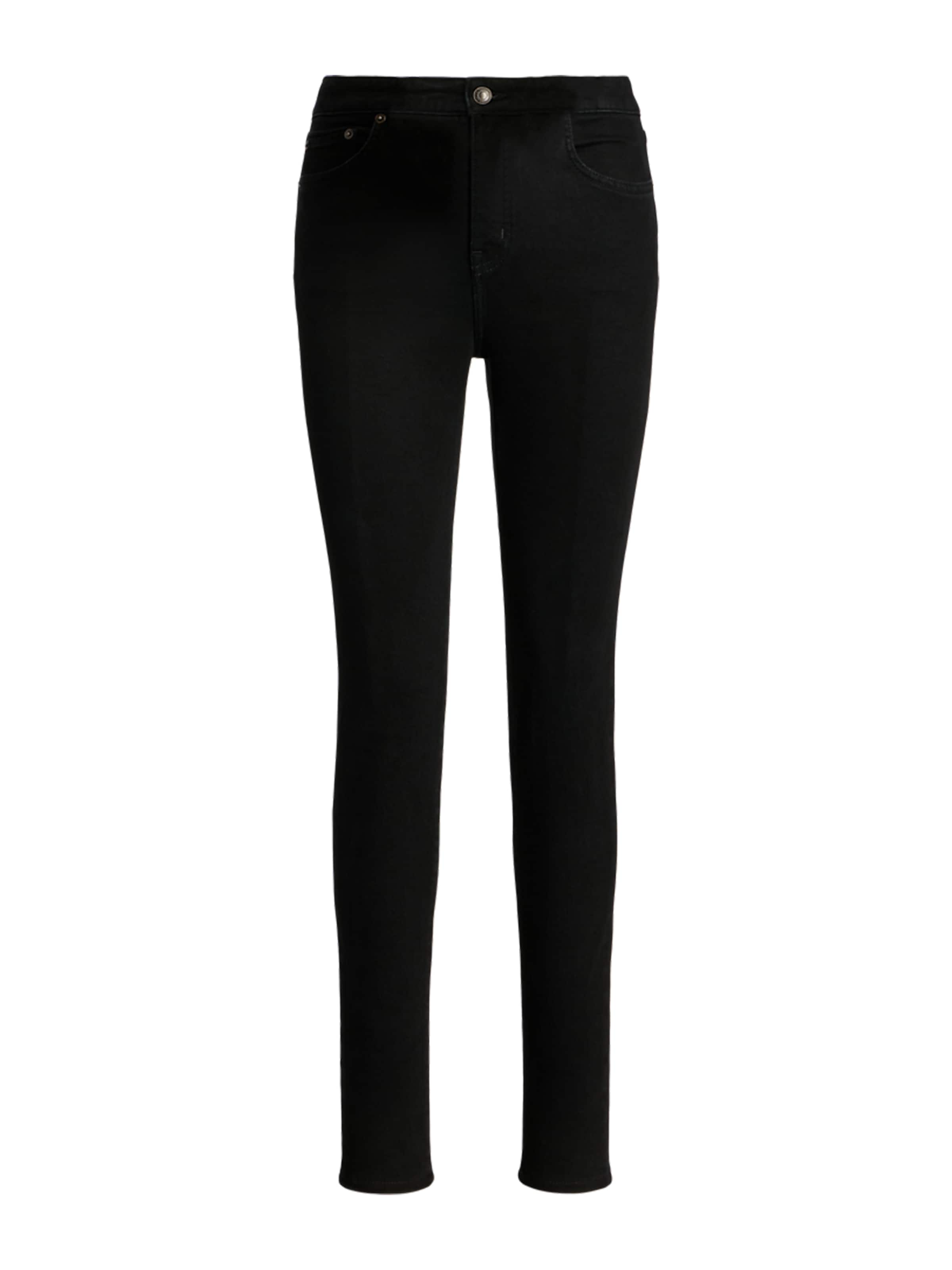 Slimfit Jeans de la Lauren Ralph Lauren pe negru: față