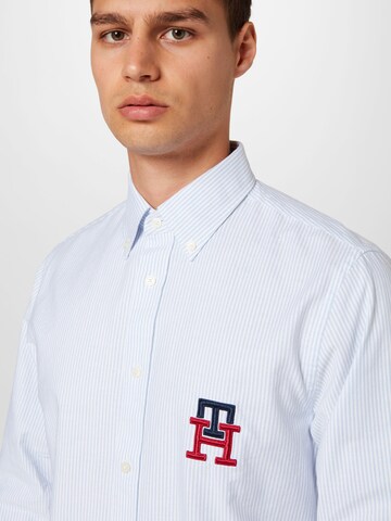 TOMMY HILFIGER Regular Fit Hemd in Blau