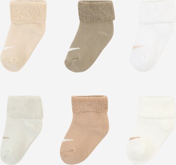 Chaussettes Nike Sportswear en beige : devant