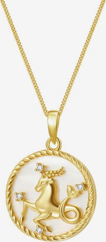Hey Happiness - Cadena 'Capricorn' en oro: frente