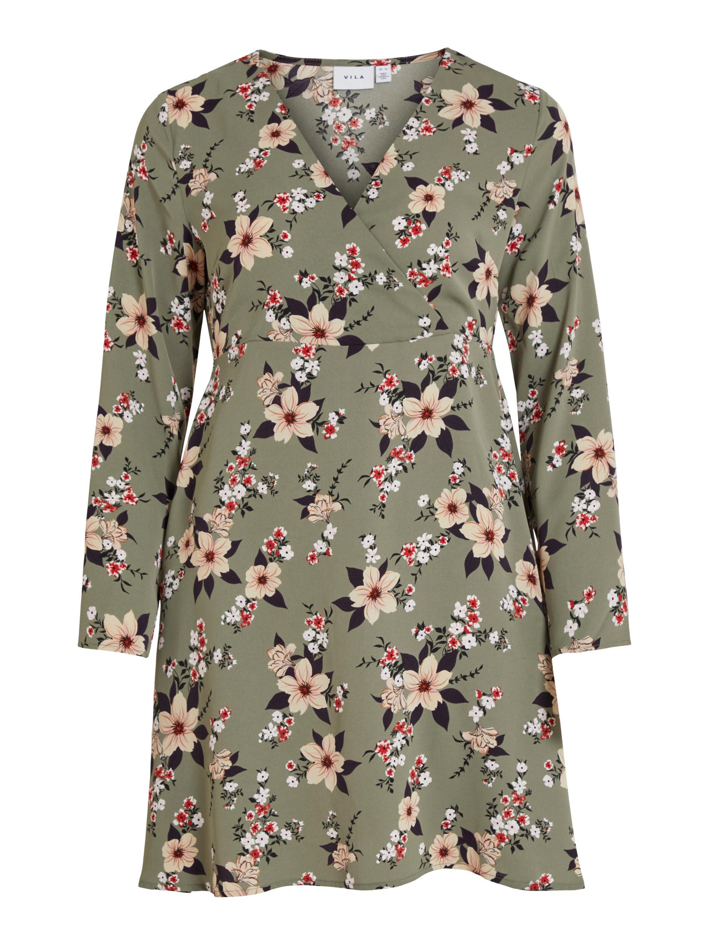 VILA Kleit, värv roheline: eest vaates