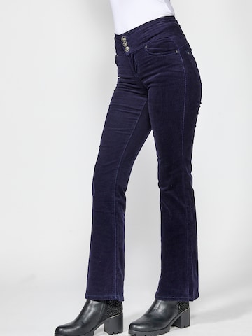KOROSHI Bootcut Spodnie w kolorze niebieski