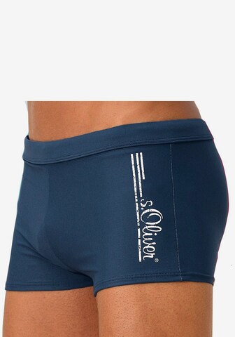 s.Oliver Boxer-Badehose in Blau: predná strana