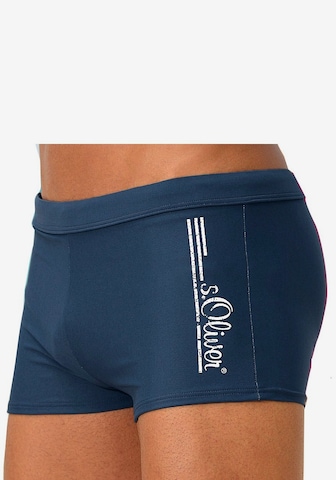 s.Oliver Boxer-Badehose in Blau: predná strana